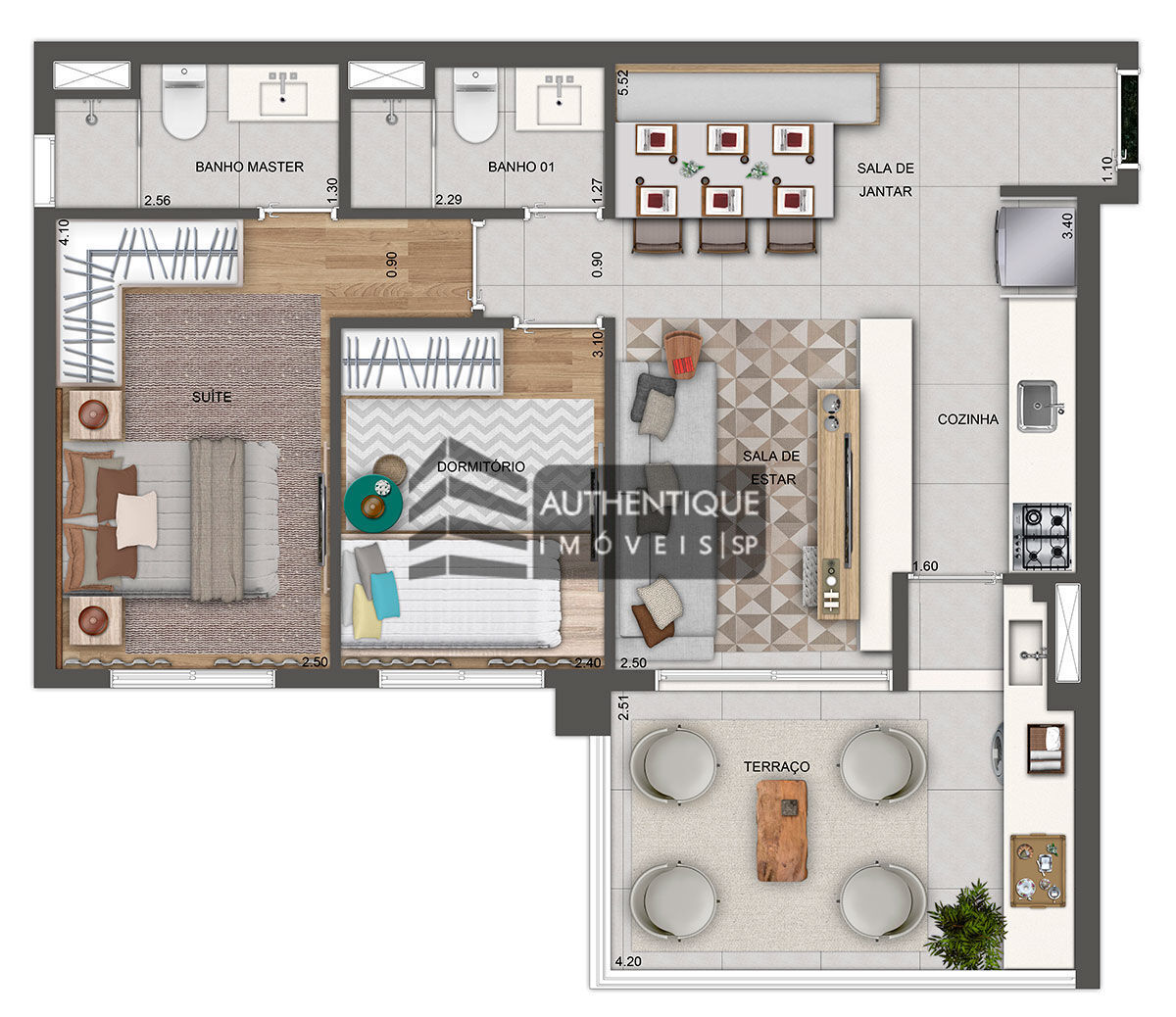 Apartamento à venda com 2 quartos, 68m² - Foto 14