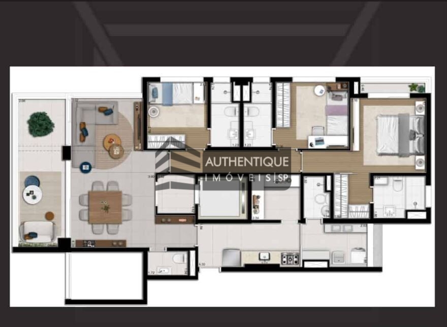 Apartamento à venda com 3 quartos, 127m² - Foto 14