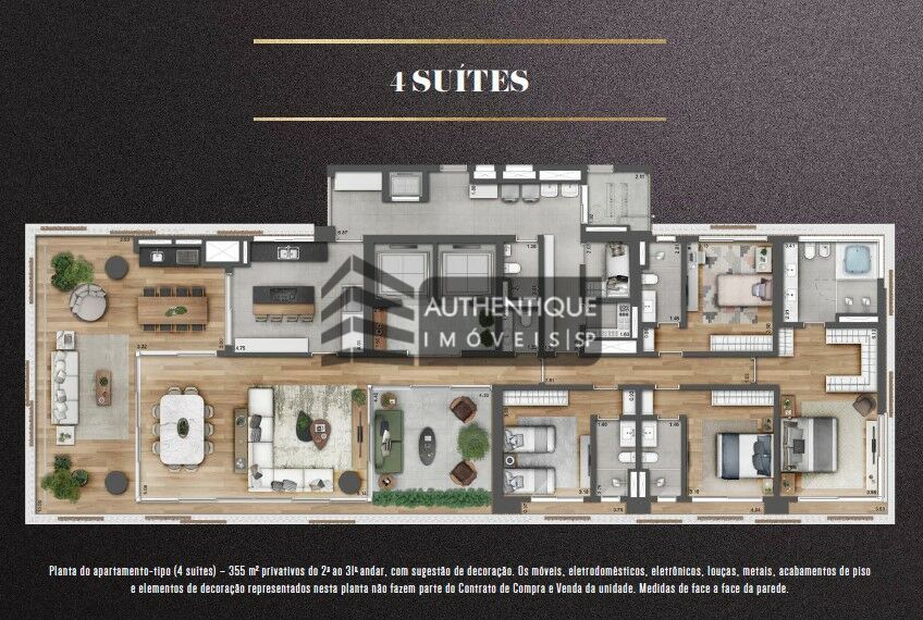 Apartamento à venda com 4 quartos, 355m² - Foto 29