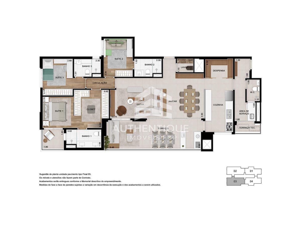 Apartamento, 4 quartos, 125 m² - Foto 24