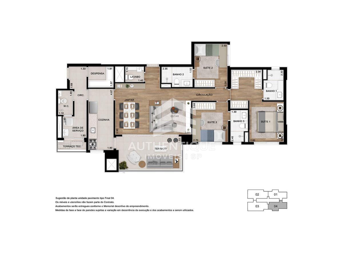 Apartamento, 4 quartos, 125 m² - Foto 23