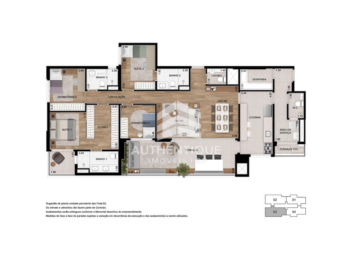 Apartamento, 4 quartos, 125 m² - Foto 25