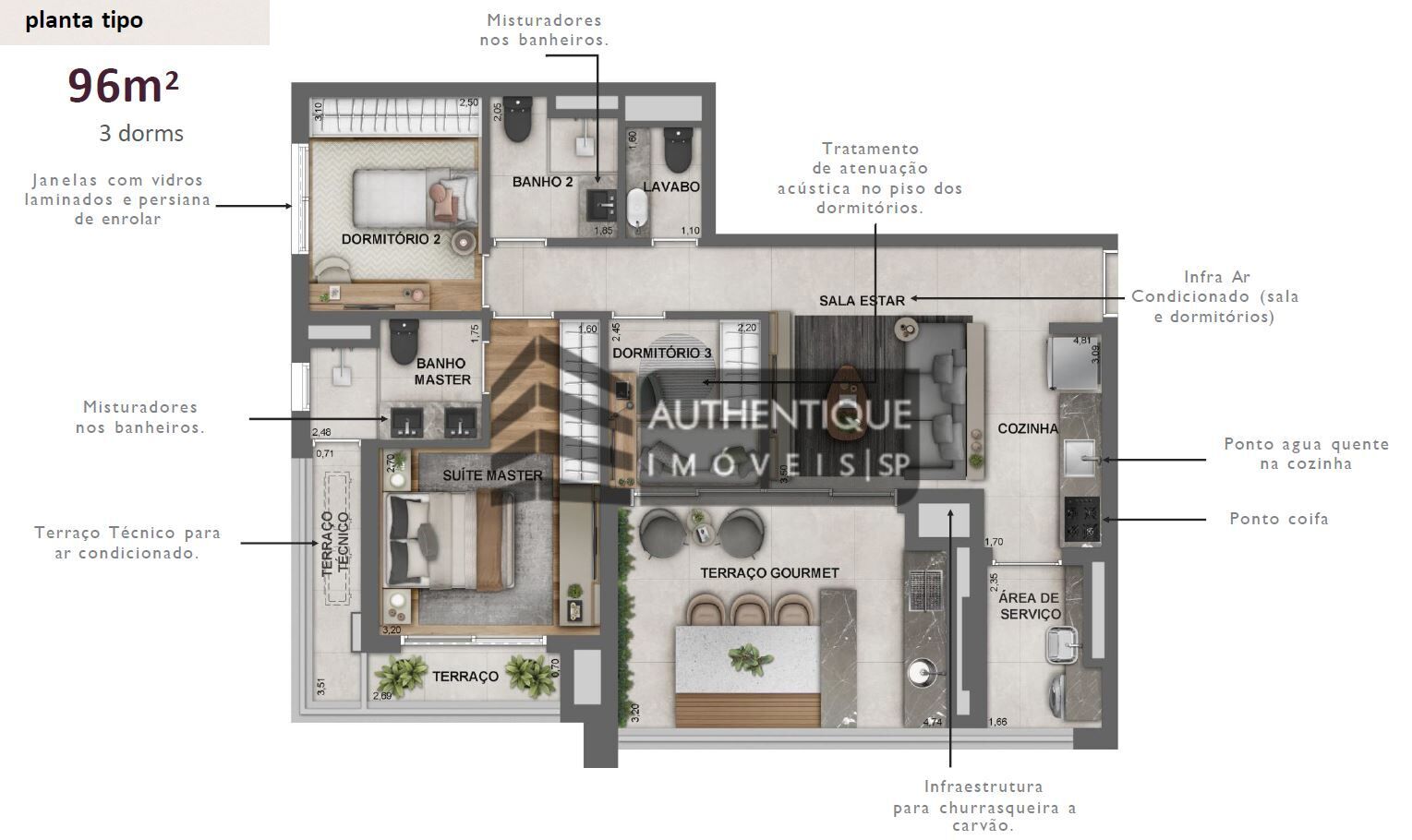 Apartamento à venda com 2 quartos, 66m² - Foto 21