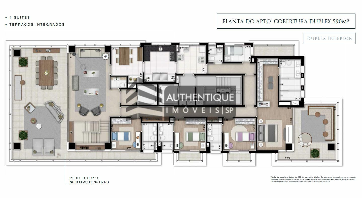 Apartamento à venda com 4 quartos, 340m² - Foto 14