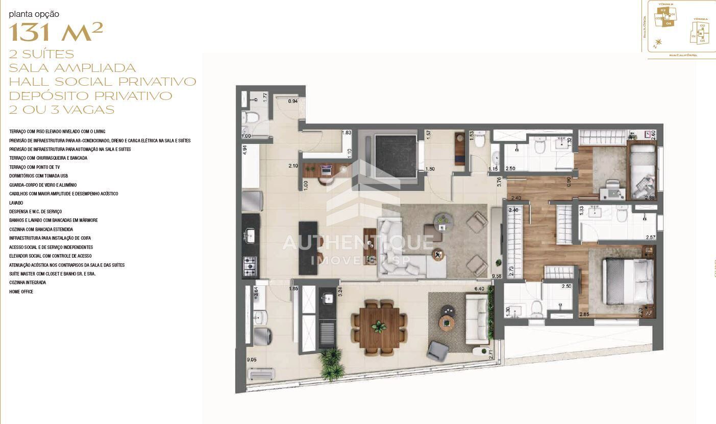 Apartamento, 3 quartos, 131 m² - Foto 33
