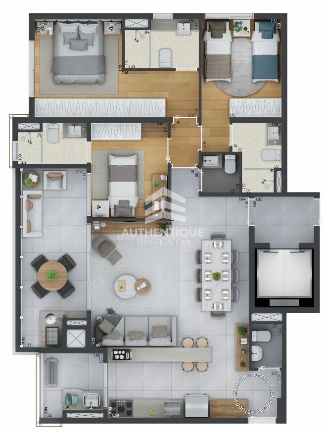 Apartamento, 3 quartos, 183 m² - Foto 40