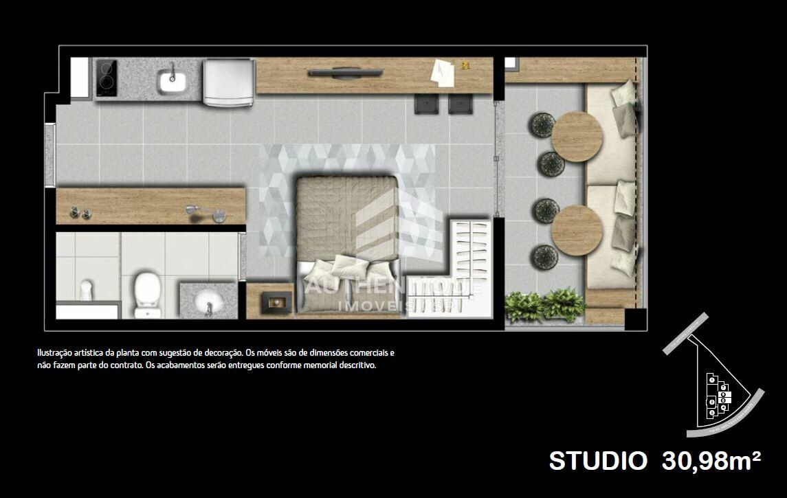 Apartamento, 1 quarto, 31 m² - Foto 28