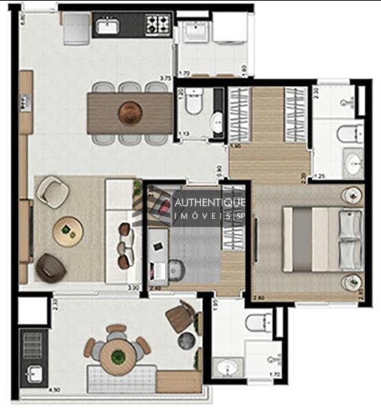 Apartamento à venda com 2 quartos, 74m² - Foto 23