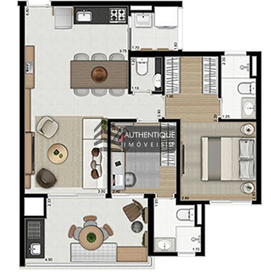 Apartamento à venda com 2 quartos, 74m² - Foto 43