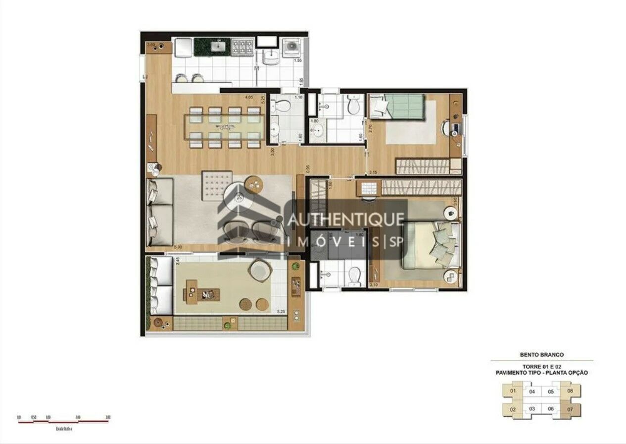 Apartamento à venda com 2 quartos, 68m² - Foto 52