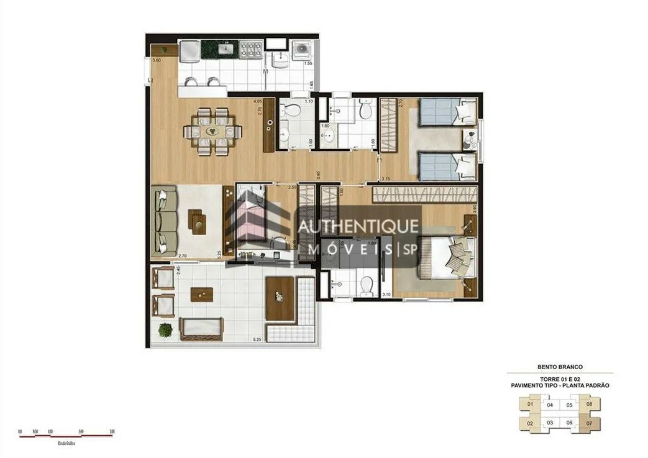 Apartamento à venda com 2 quartos, 68m² - Foto 54