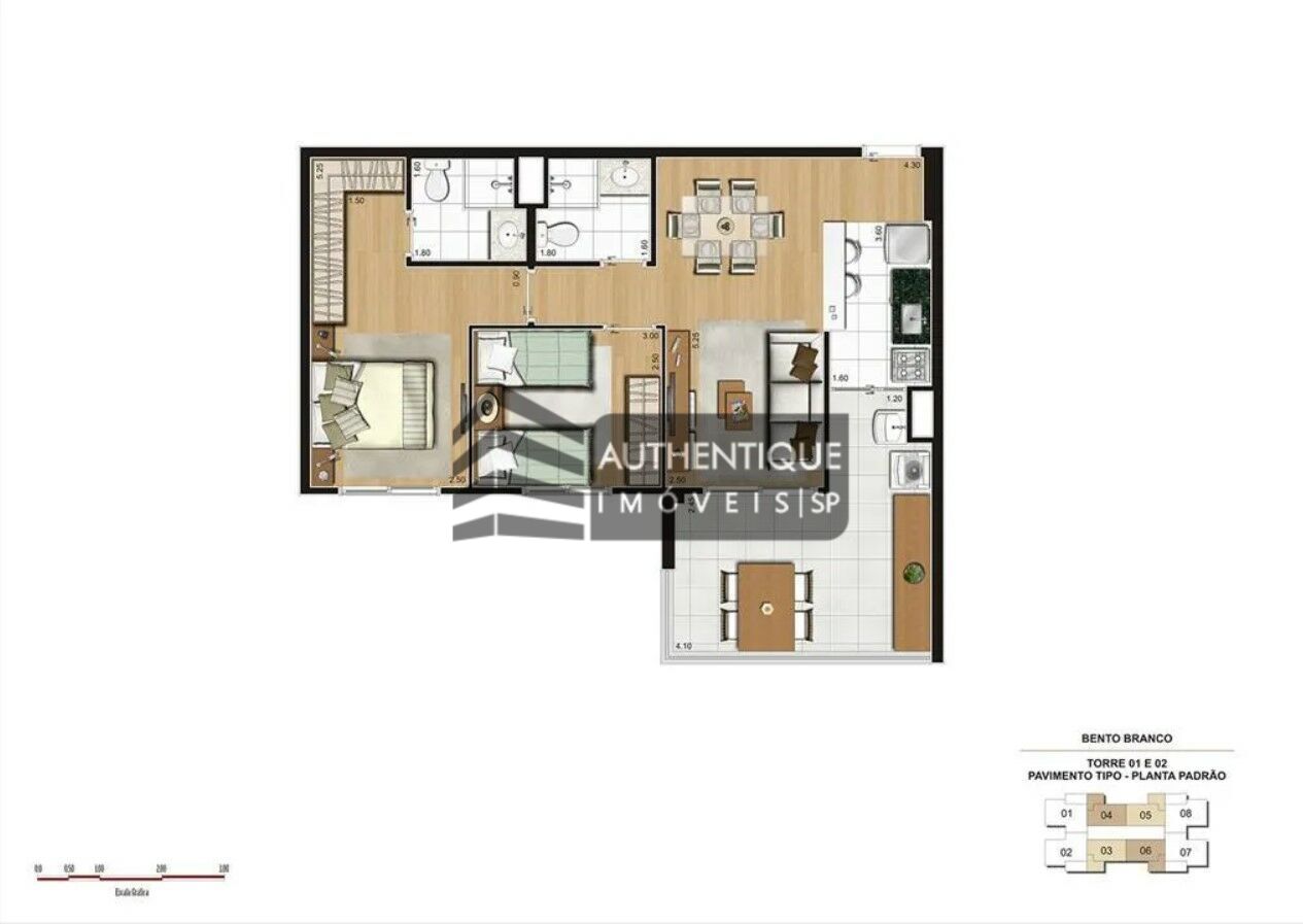 Apartamento à venda com 2 quartos, 68m² - Foto 53