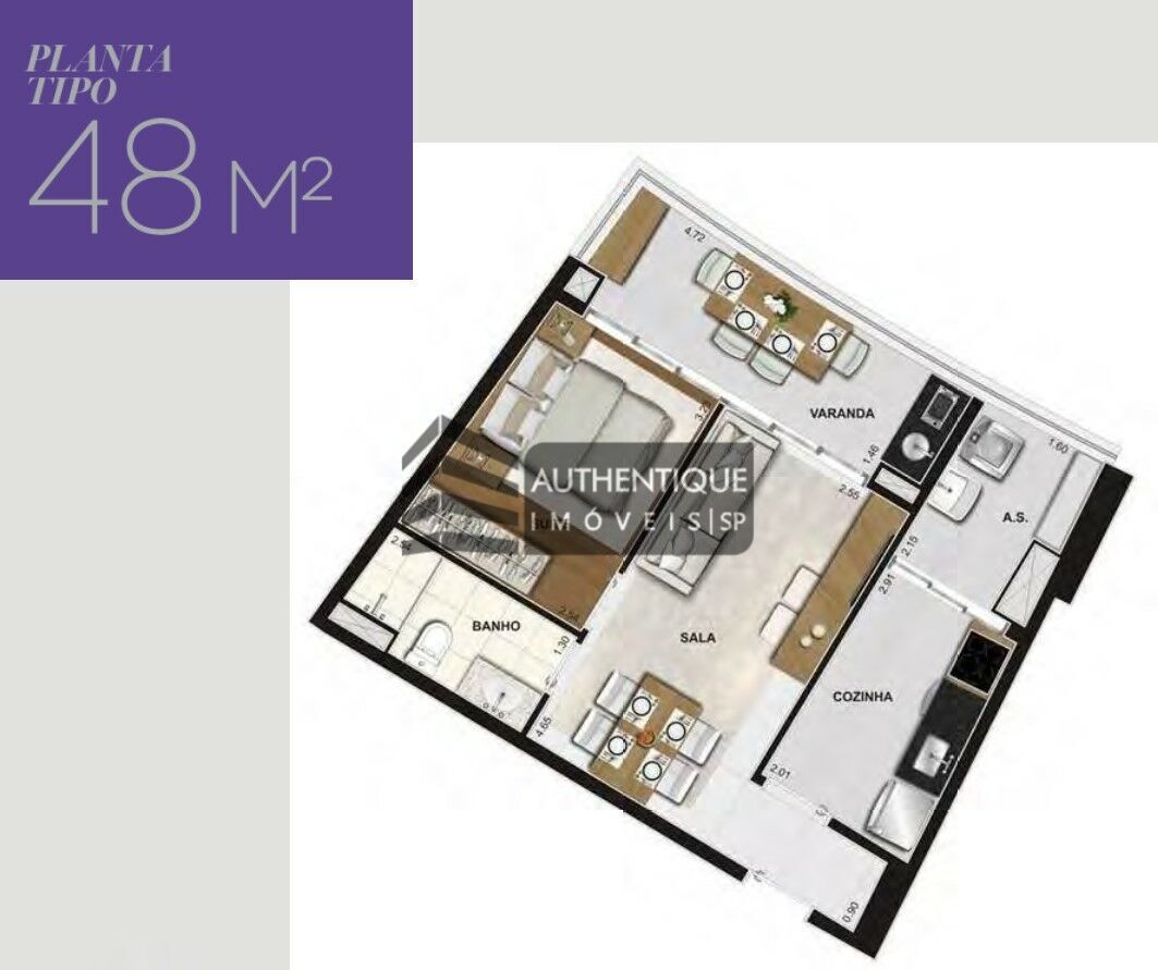 Apartamento à venda com 2 quartos, 74m² - Foto 53