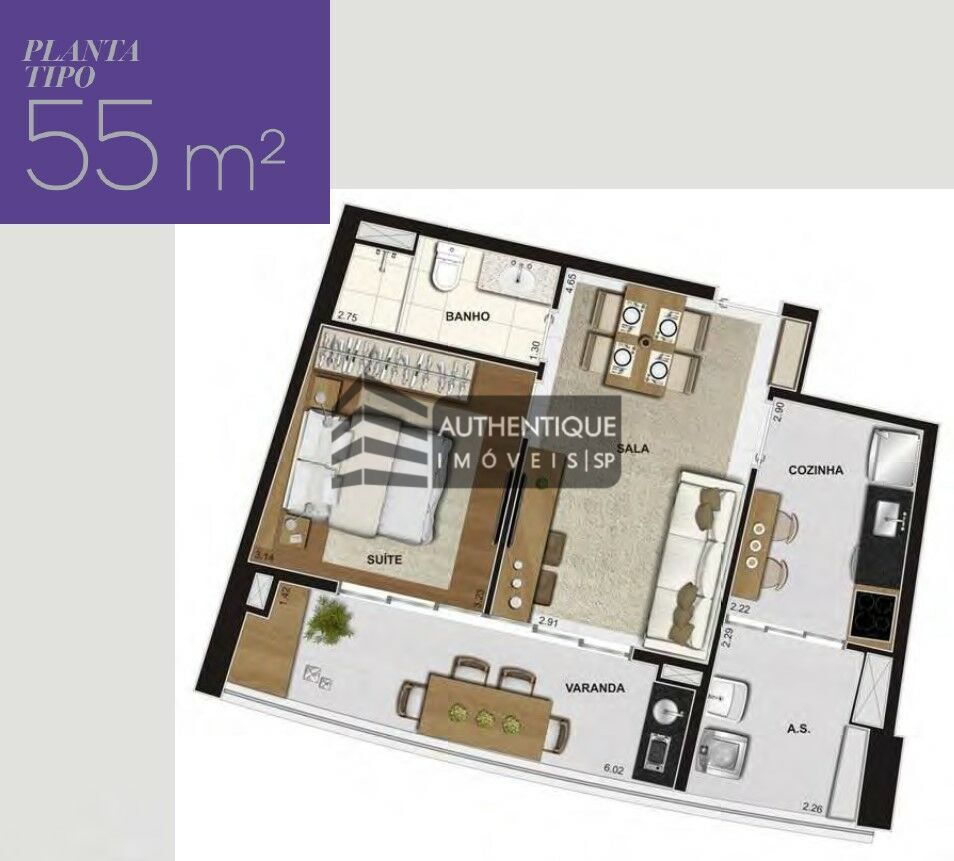 Apartamento à venda com 2 quartos, 74m² - Foto 54