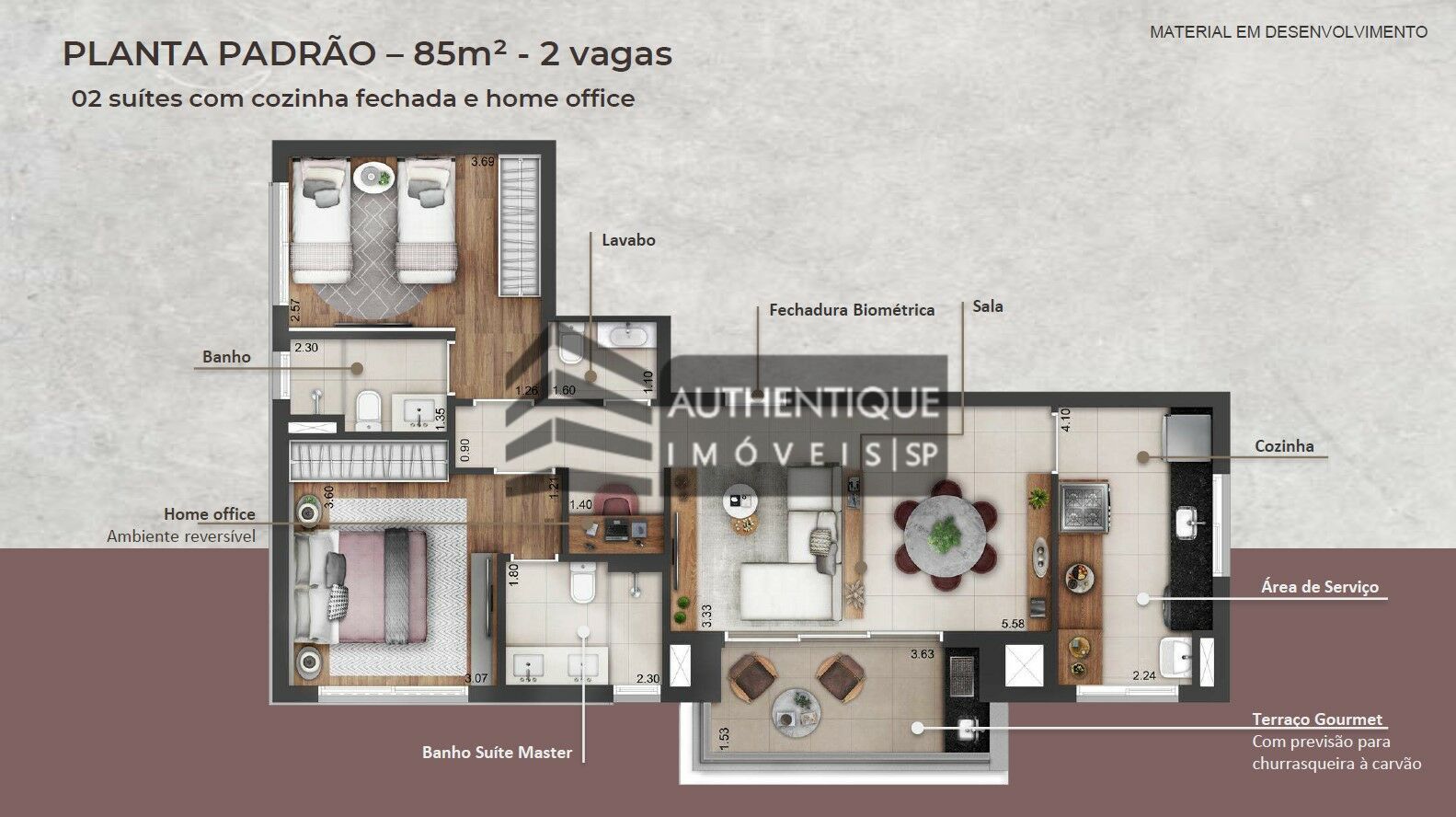 Apartamento à venda com 3 quartos, 85m² - Foto 33