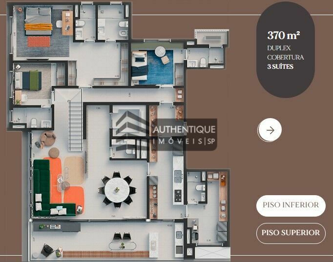 Apartamento à venda com 2 quartos, 256m² - Foto 20