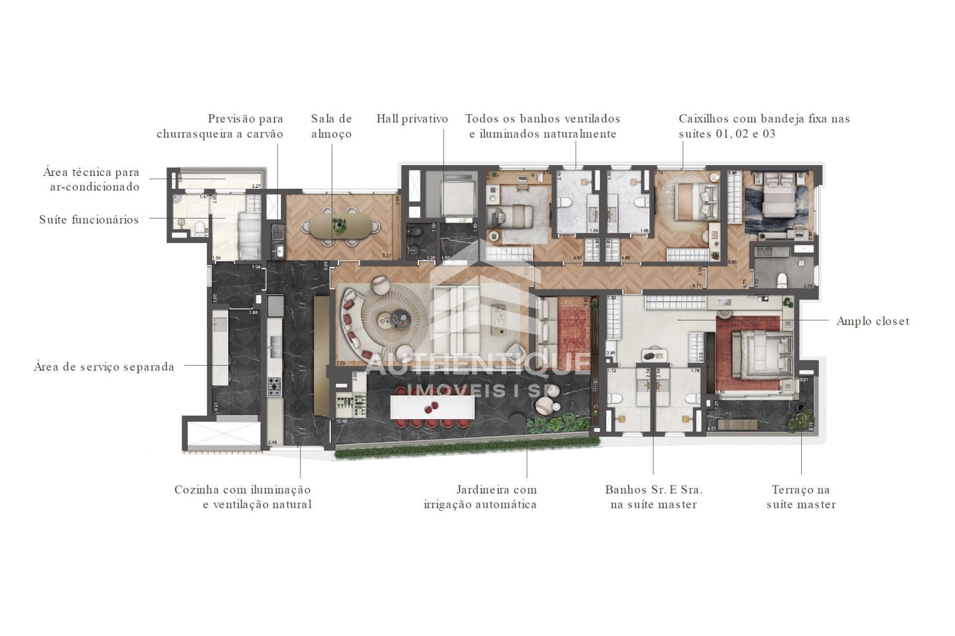 Apartamento, 4 quartos, 264 m² - Foto 33