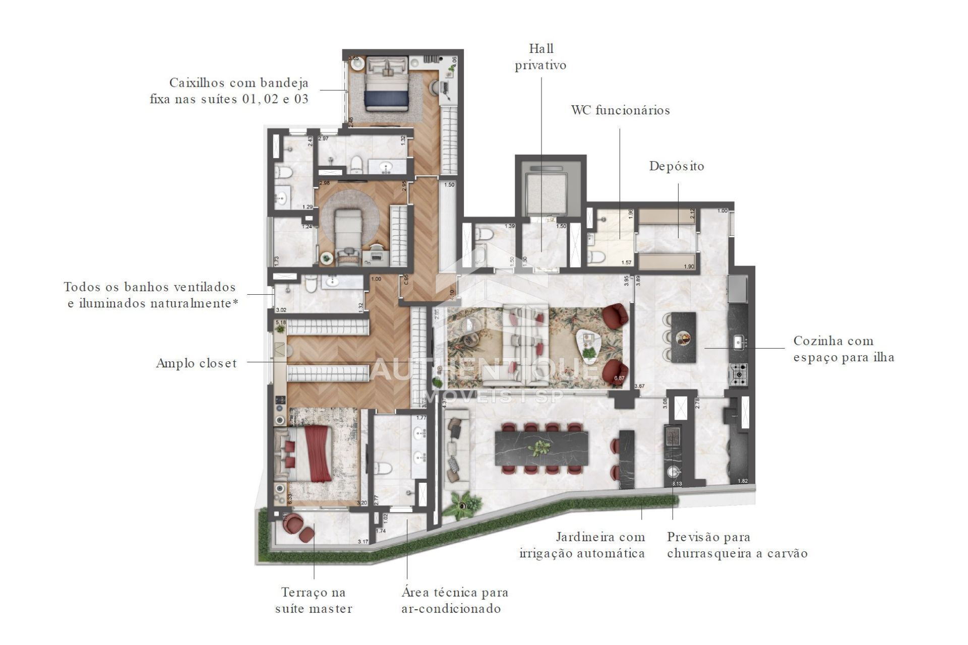 Apartamento, 4 quartos, 264 m² - Foto 29