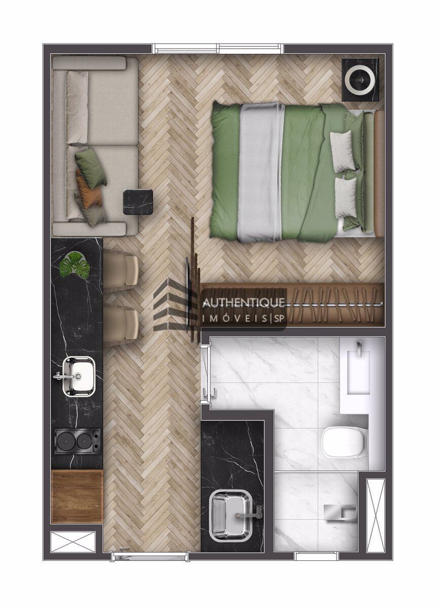 Apartamento à venda com 1 quarto, 32m² - Foto 22