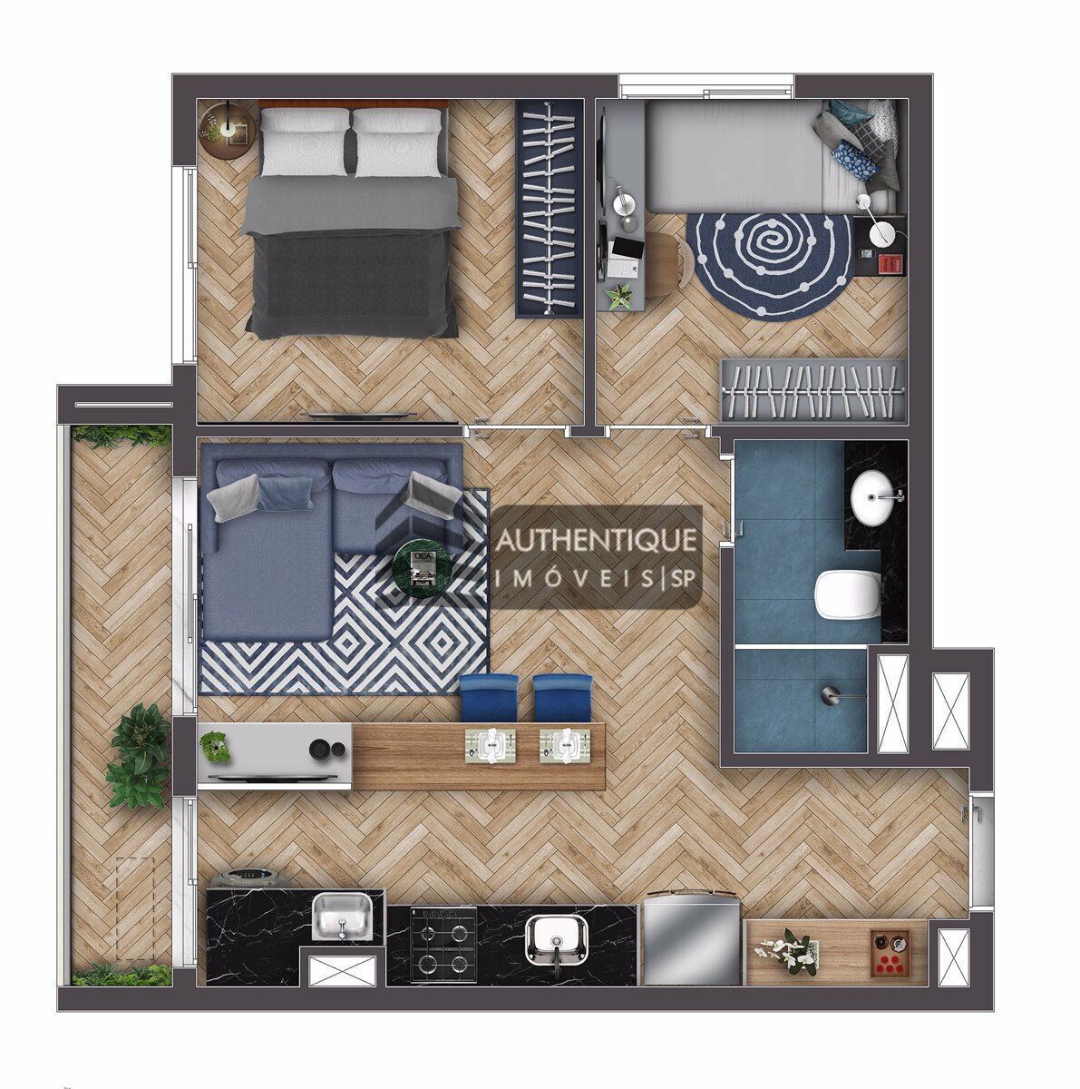 Apartamento à venda com 1 quarto, 32m² - Foto 24