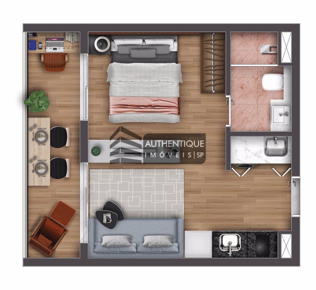 Apartamento à venda com 1 quarto, 32m² - Foto 23
