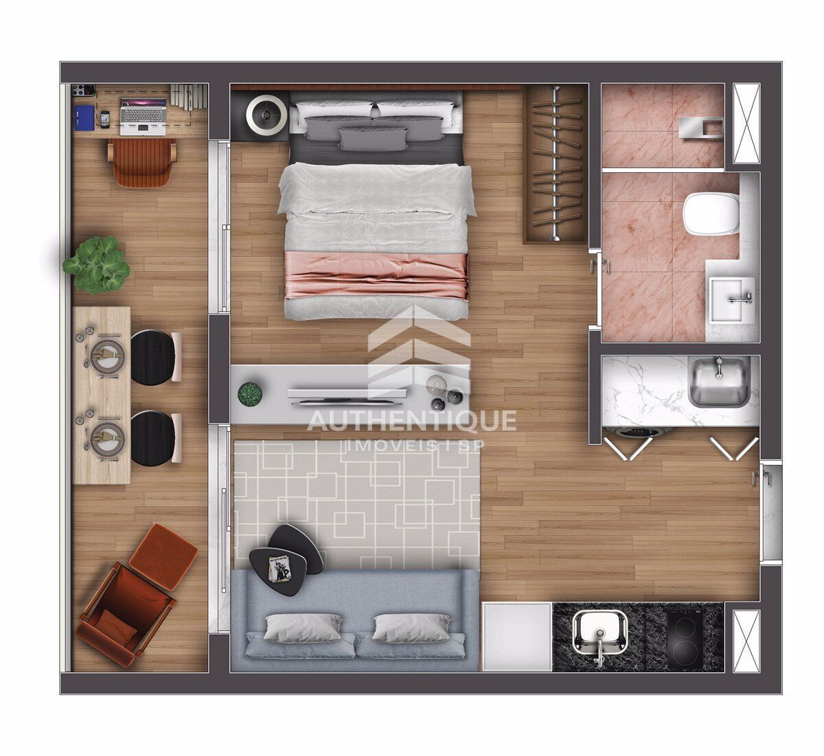 Apartamento, 1 quarto, 32 m² - Foto 23