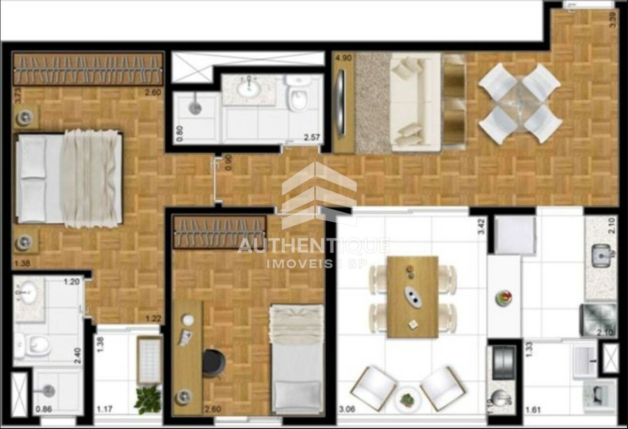 Apartamento, 1 quarto, 45 m² - Foto 32