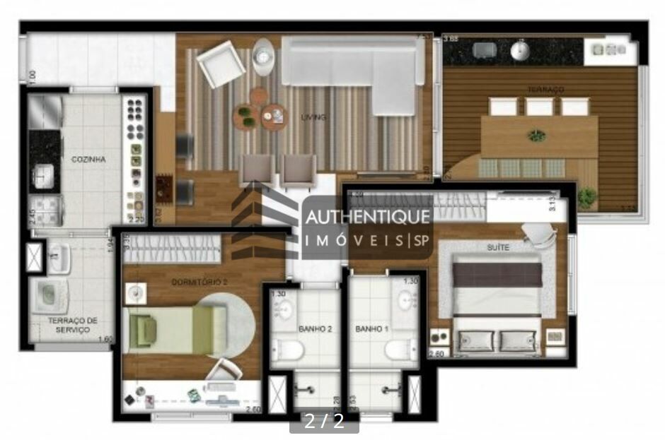 Apartamento à venda com 2 quartos, 55m² - Foto 37