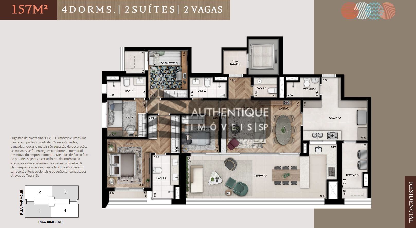 Apartamento à venda com 4 quartos, 157m² - Foto 48