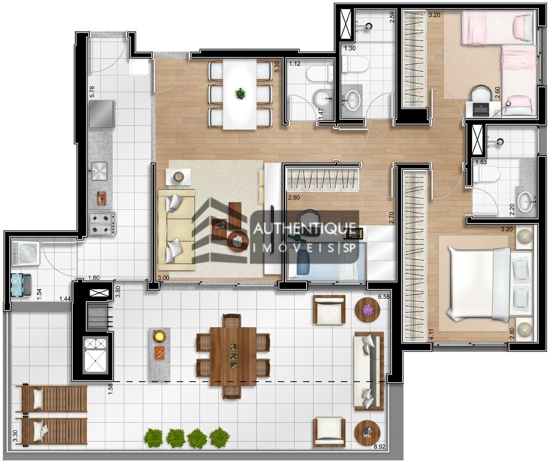 Apartamento à venda com 2 quartos, 95m² - Foto 49