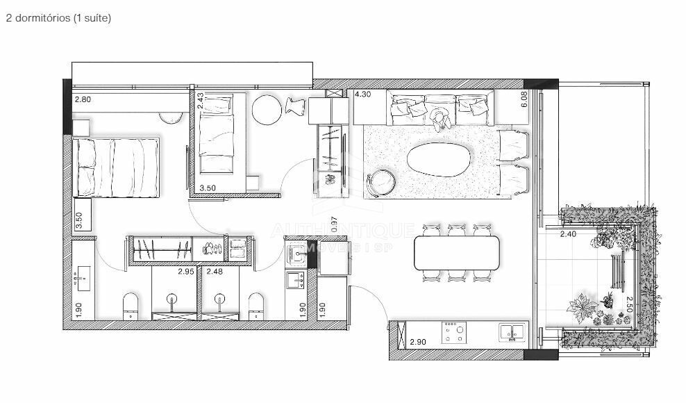 Cobertura, 2 quartos, 314 m² - Foto 28