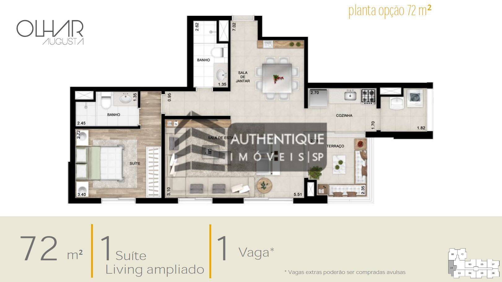 Apartamento à venda com 1 quarto, 67m² - Foto 36