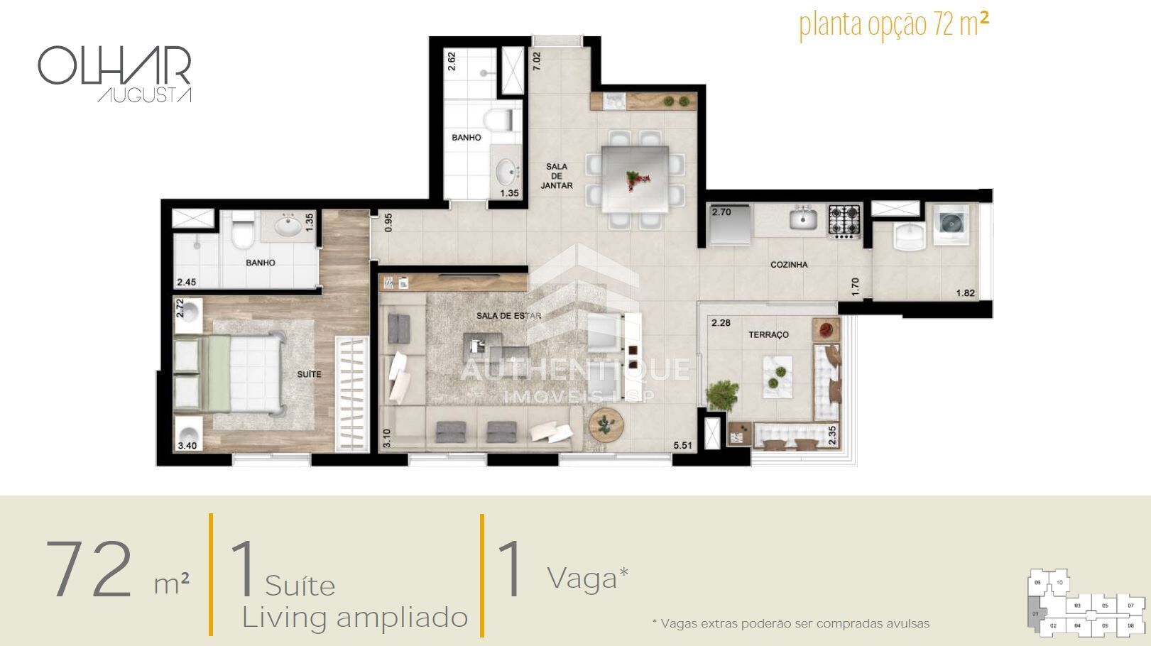 Apartamento, 1 quarto, 67 m² - Foto 36