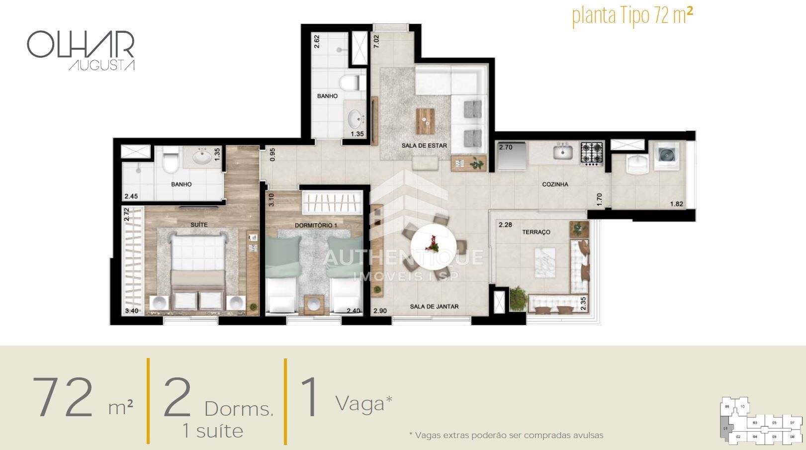 Apartamento, 1 quarto, 67 m² - Foto 37