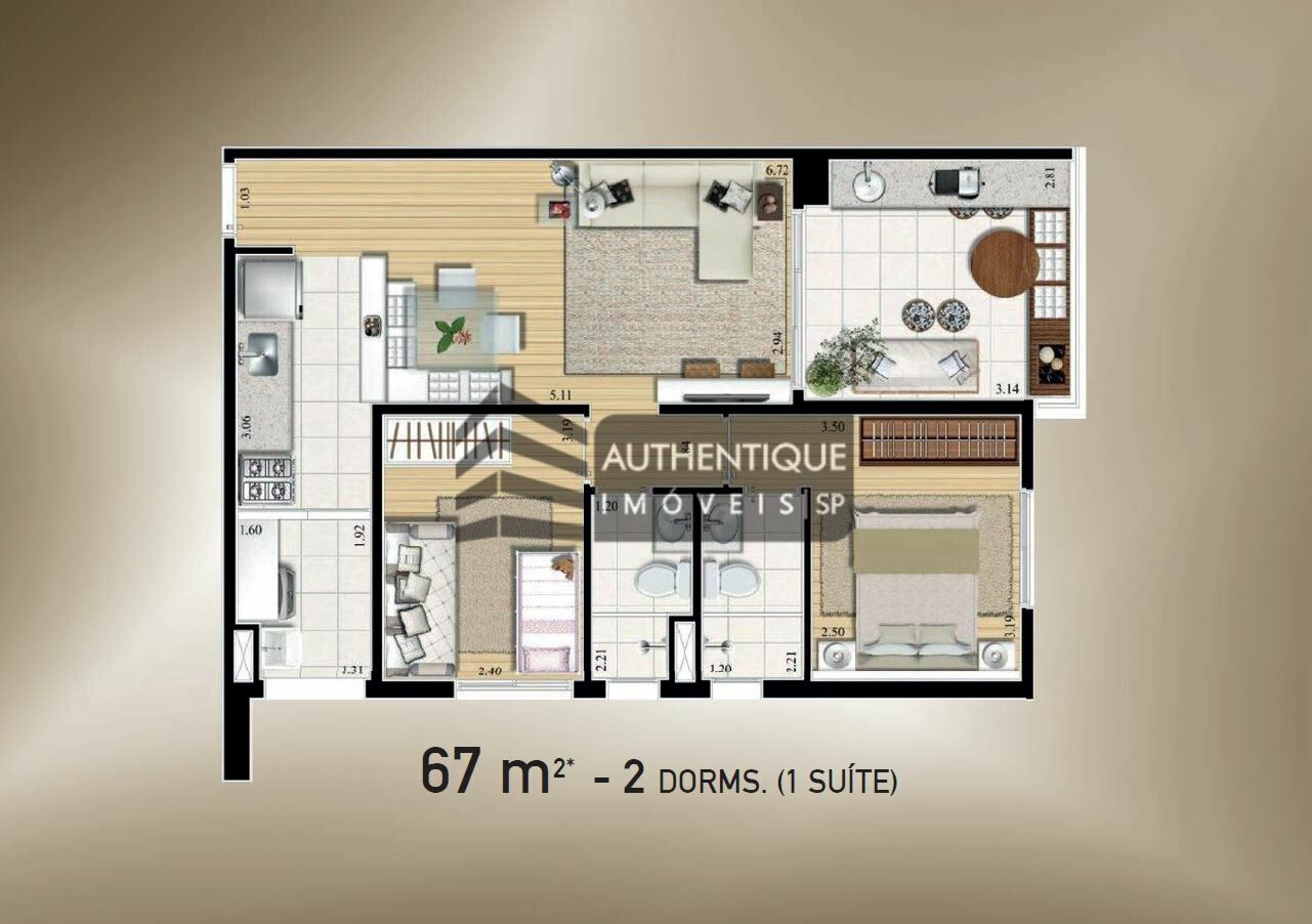 Apartamento à venda com 2 quartos, 65m² - Foto 25