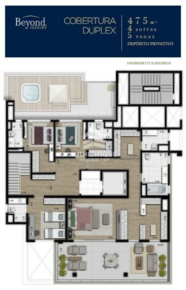 Apartamento, 4 quartos, 270 m² - Foto 44