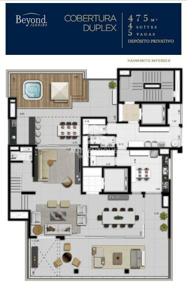 Apartamento, 4 quartos, 270 m² - Foto 43