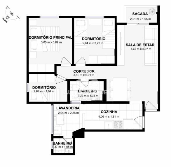 Apartamento, 3 quartos, 72 m² - Foto 47