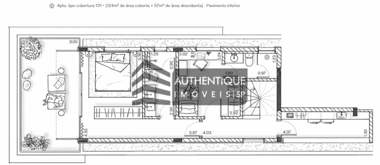 Cobertura à venda com 2 quartos, 179m² - Foto 13