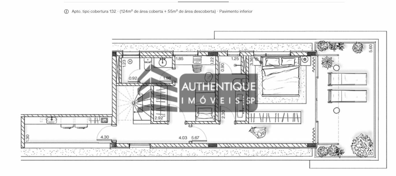 Cobertura à venda com 2 quartos, 179m² - Foto 10