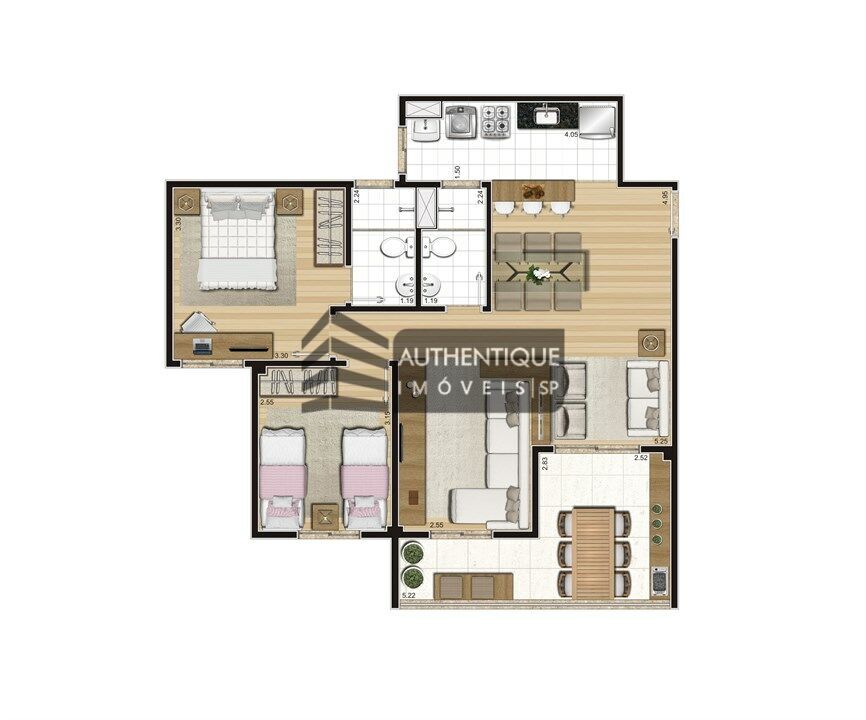 Apartamento à venda com 2 quartos, 60m² - Foto 42