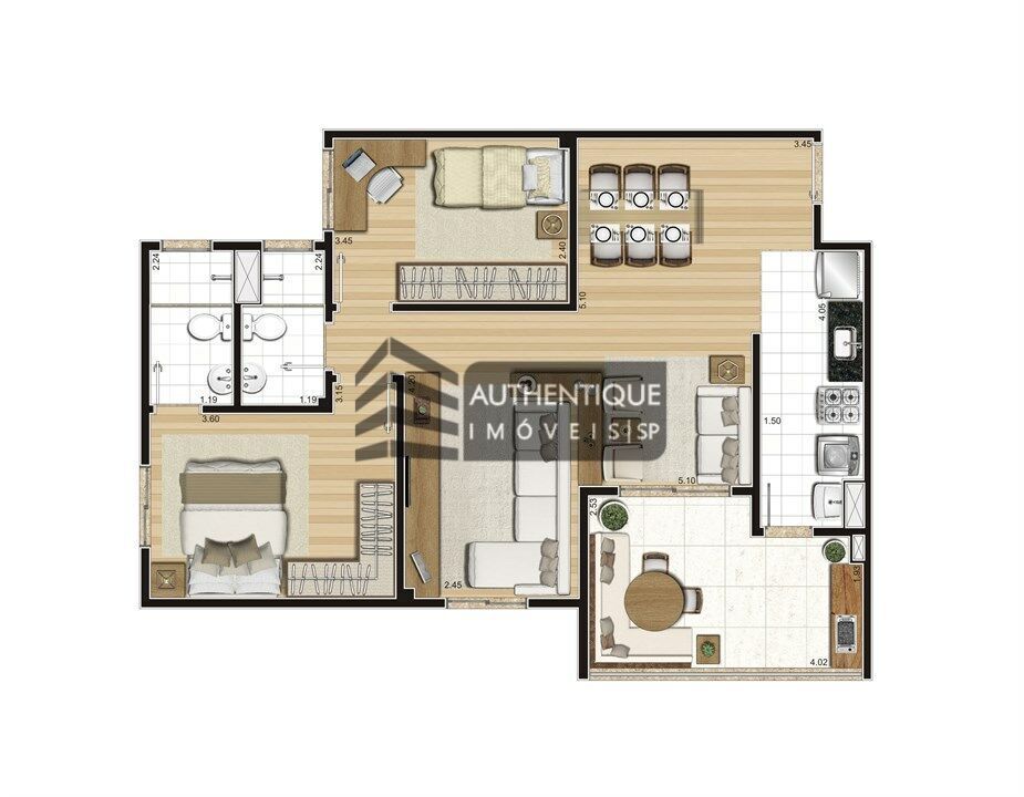 Apartamento à venda com 2 quartos, 60m² - Foto 44