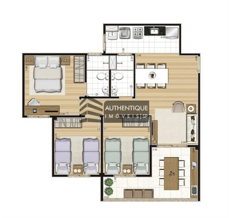 Apartamento à venda com 2 quartos, 60m² - Foto 41