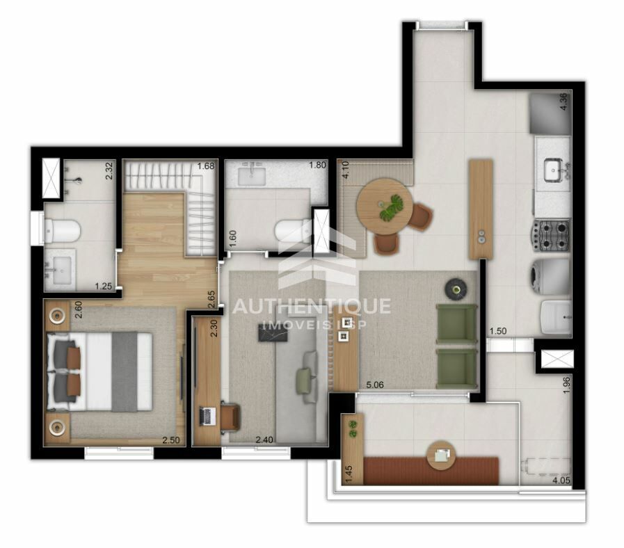 Apartamento, 1 quarto, 33 m² - Foto 25