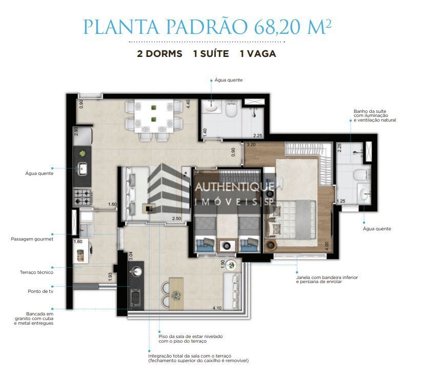 Apartamento à venda com 1 quarto, 68m² - Foto 31