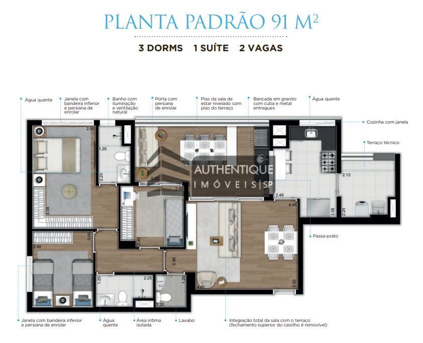 Apartamento à venda com 1 quarto, 68m² - Foto 32