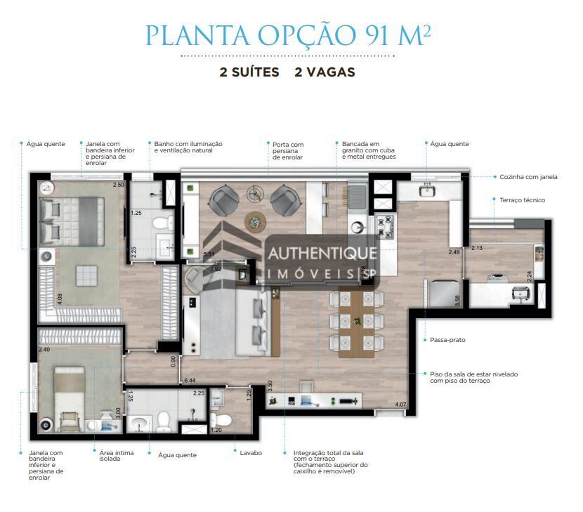 Apartamento à venda com 1 quarto, 68m² - Foto 29