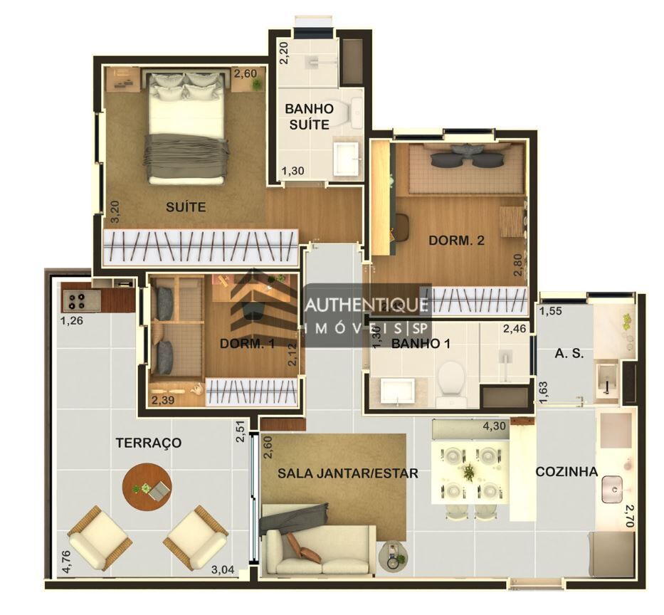 Apartamento à venda com 3 quartos, 70m² - Foto 16