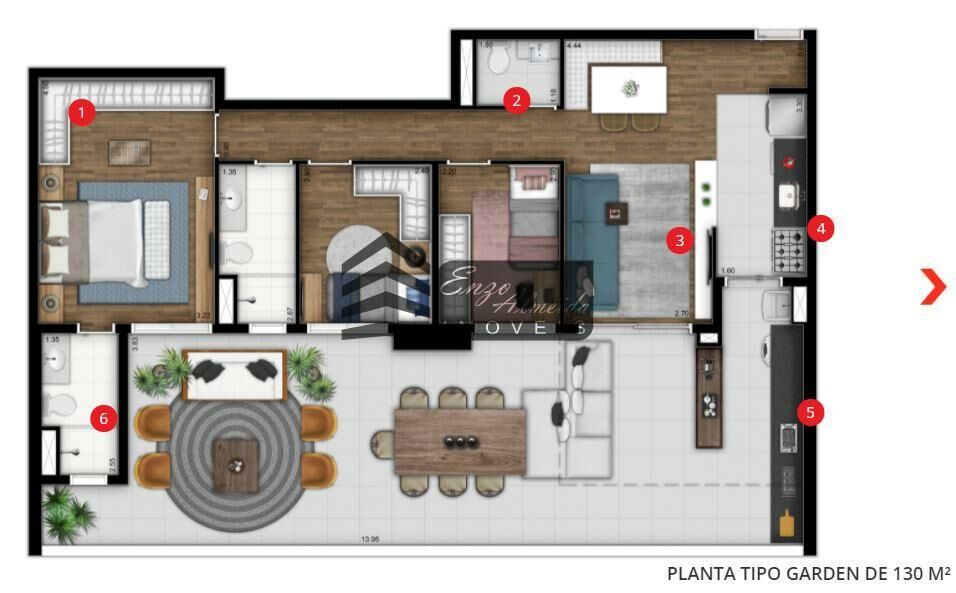 Apartamento à venda com 3 quartos, 103m² - Foto 17