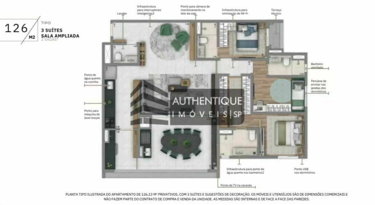 Apartamento à venda com 4 quartos, 126m² - Foto 19